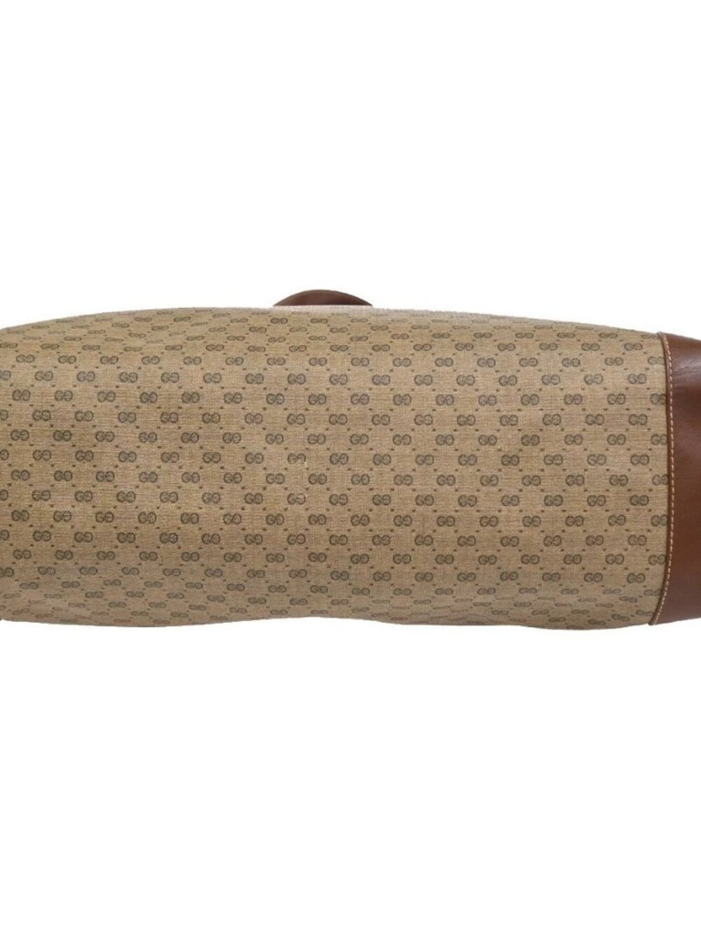GUCCI Logo Micro GG Pattern Shoulder Tote Bag PVC Leather Brwn GHW Italy 05KC980 - Picture 6 of 16